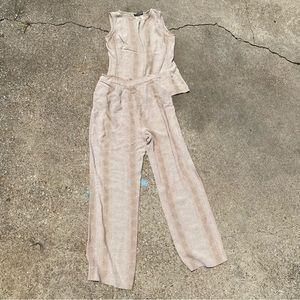 vintage italian snakeskin two piece